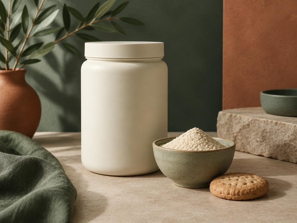 Illustrazione originale per PLUS CREMA E BISCOTTO 1000g